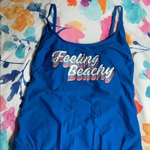 Blue Earth One piece Swimsuit 🩱 “Feeling Beachy”